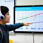 한국어교원 전문성 강화 전략 - **Prompt 1: Digital Age Korean Language Classroom**
    A bright, modern classroom filled with diver...