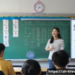 한국어교원과 대면 수업의 장단점 - **Prompt for Face-to-Face Teaching:**
    "A vibrant and energetic Korean language classroom filled ...